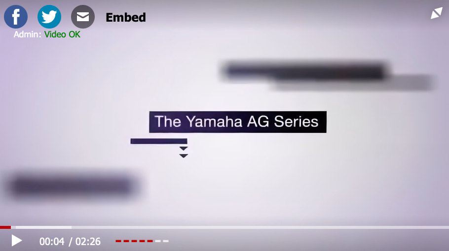 YAMAHA 宣传视频插图